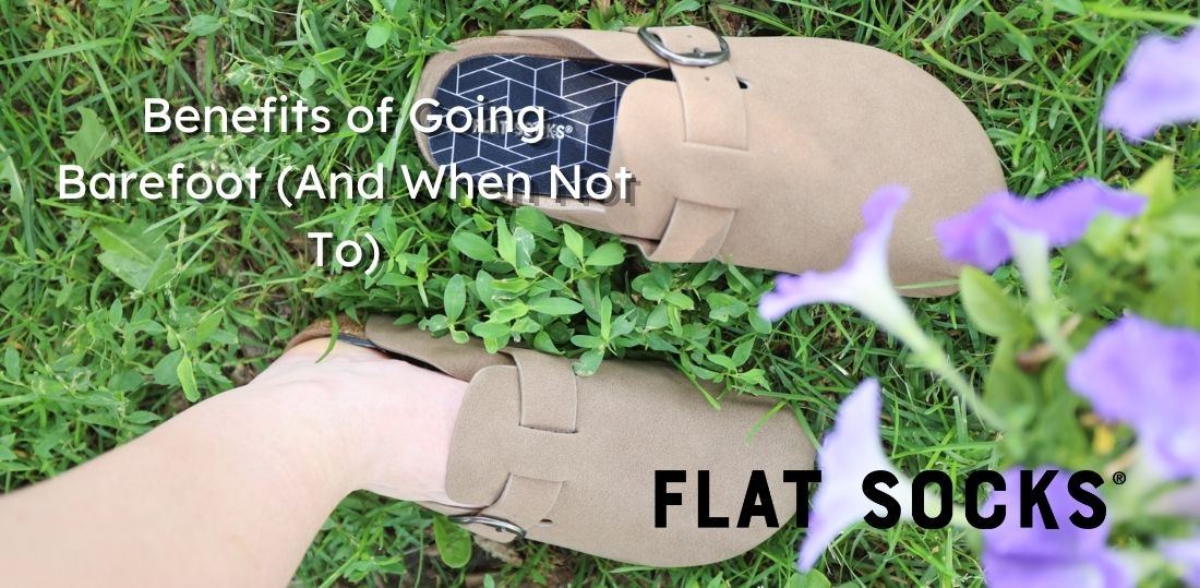 Shoes in the grass