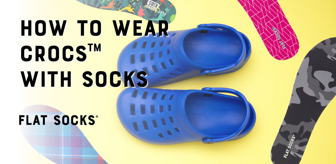 How to Wear Crocs with Socks by FLAT SOCKS