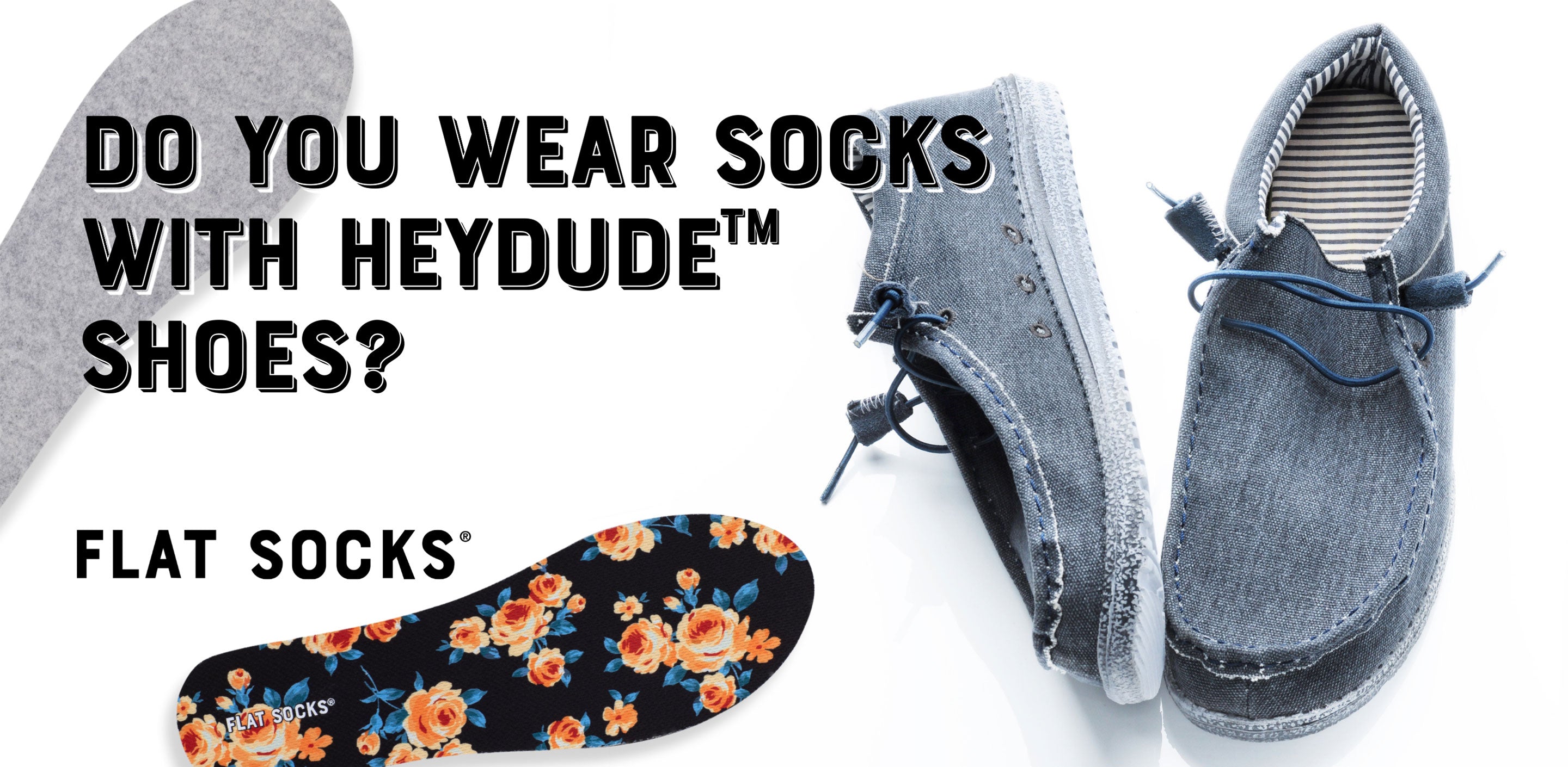 Do You Wear Socks with Hey Dudes? – FLAT SOCKS
