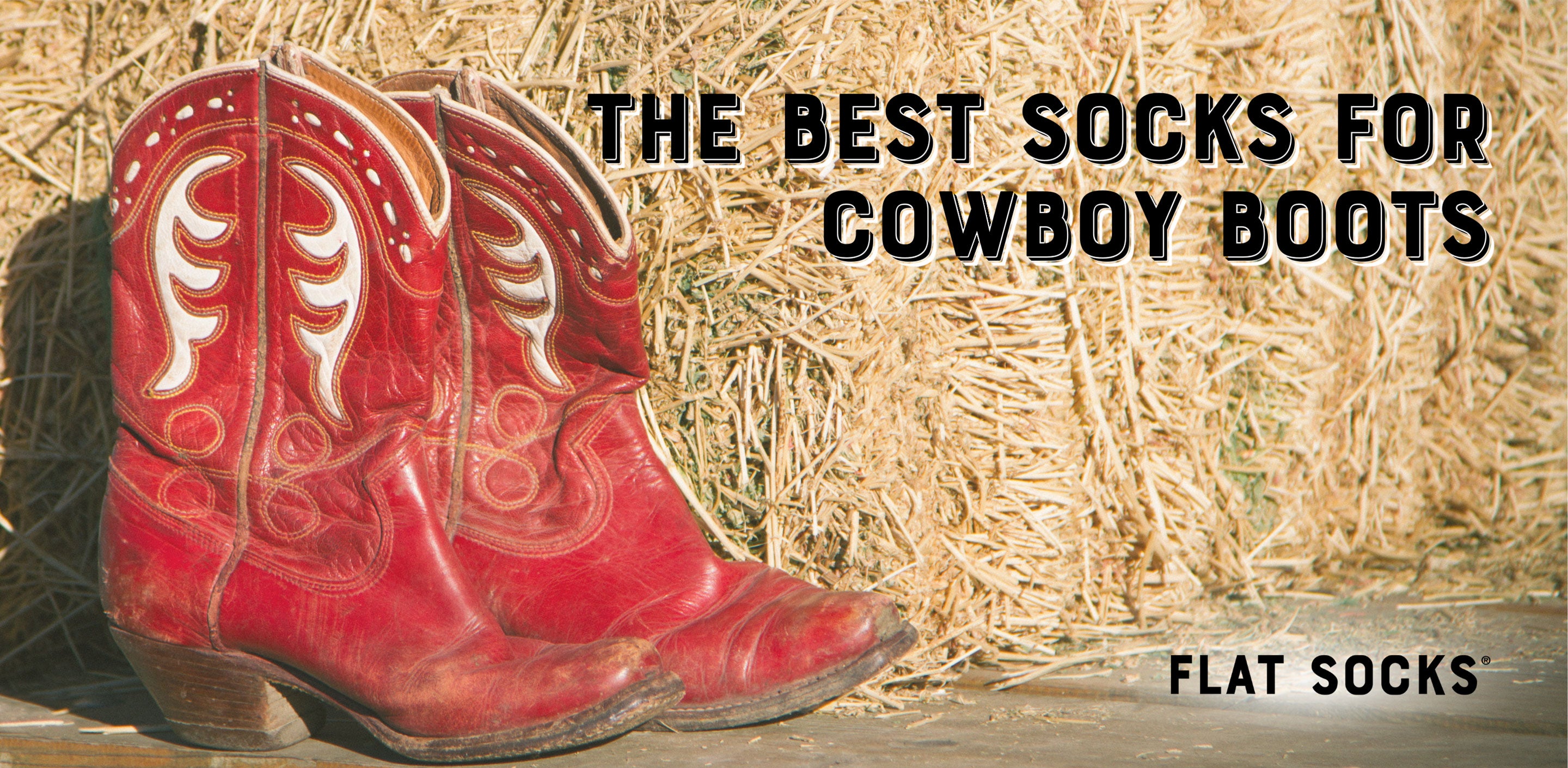 What Socks Do You Wear with Cowboy Boots? by FLAT SOCKS