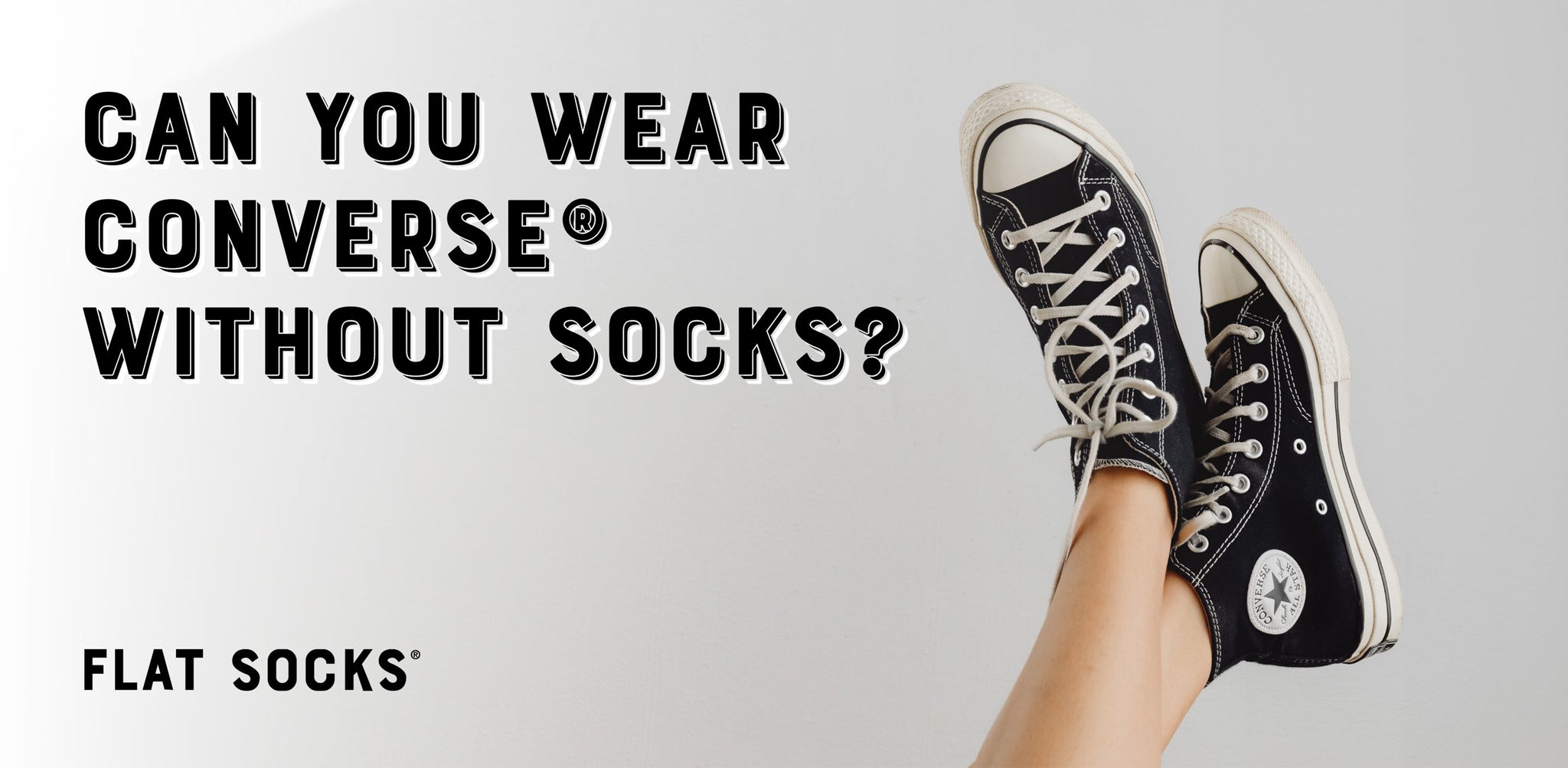 Can You Wear Converse Without Socks? by FLAT SOCKS