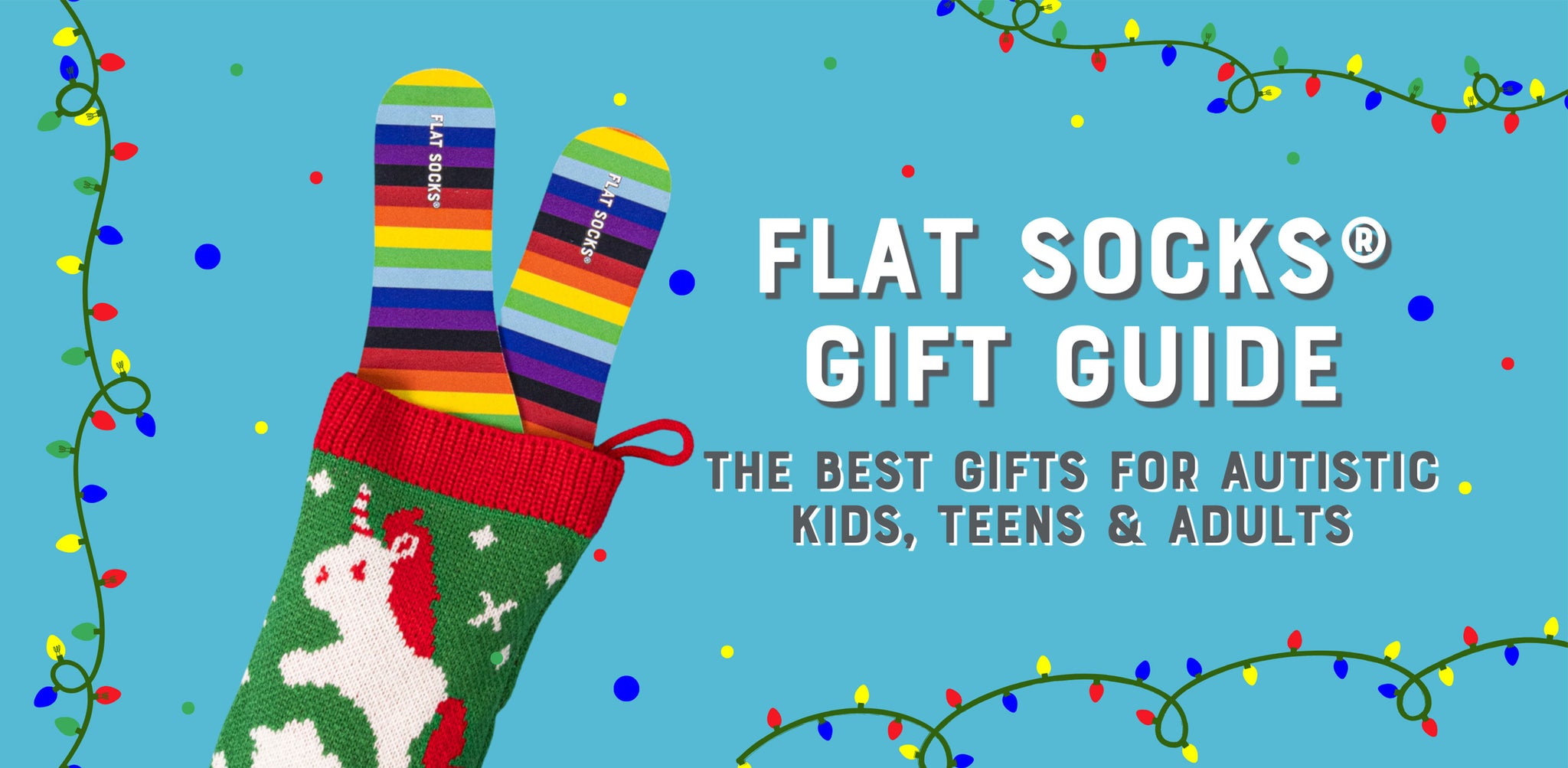 Gifts for Autistic Children, Teens & Adults by FLAT SOCKS