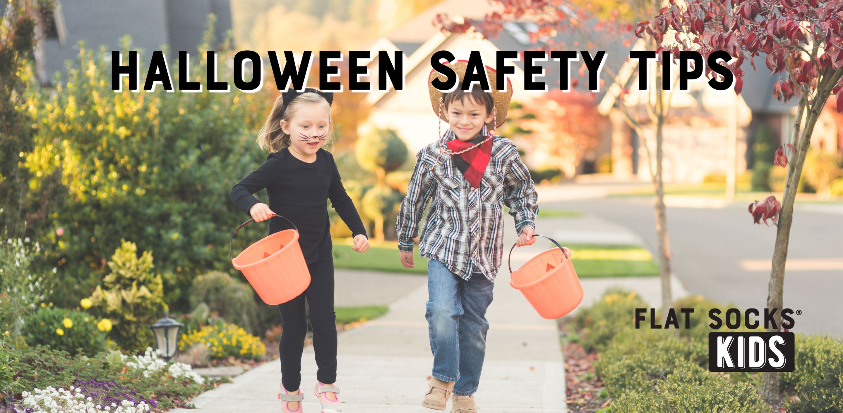 Fall Risk Halloween Halloween Safety Tips by FLAT SOCKS Kids