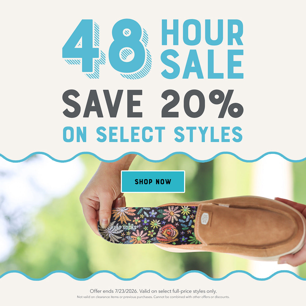 48 Hour Flash Sale - Save 20% on select styles. Shop Now. Offer ends 7/23/26 at 11:59PM EST. Valid on select full priced styles only. Not valid on clearance items or previous purchases. Cannot be combined with other offers or discounts.