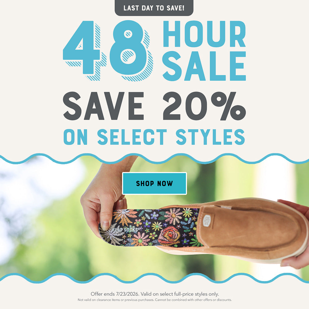 Last Day to Save! 48 Hour Flash Sale - Save 20% on select styles. Shop Now. Offer ends 7/23/26 at 11:59PM EST. Valid on select full priced styles only. Not valid on clearance items or previous purchases. Cannot be combined with other offers or discounts.