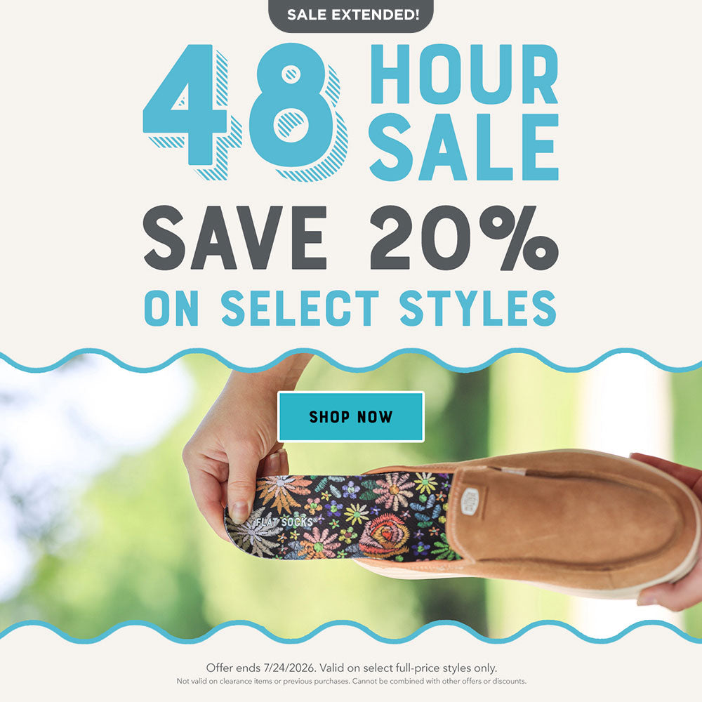 48 Hour Flash Sale Extended 1 More Day! - Save 20% on select styles. Shop Now. Offer ends 7/24/26 at 11:59PM EST. Valid on select full priced styles only. Not valid on clearance items or previous purchases. Cannot be combined with other offers or discounts.