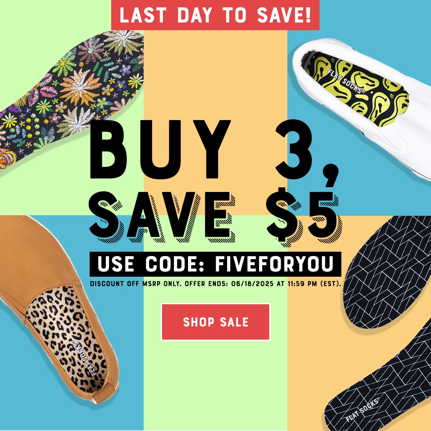 Last Day to Save! Buy 3, save $5. Use code: FIVEFORYOU at checkout. Discount off MSRP only. Offer ends 6/18/25 at 11:59PM EST. Shop Sale.