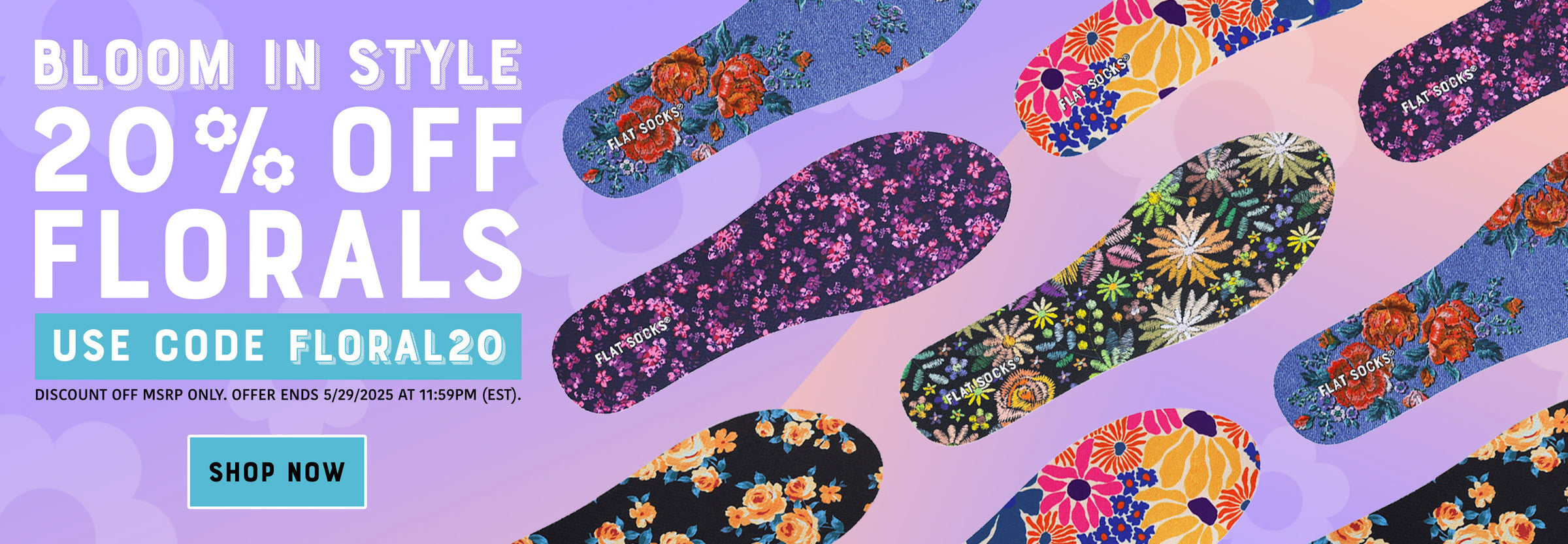 Bloom in Style. 20% off florals when you use code FLORAL20. Discount off MSRP only. Offer ends 5/29/2025 at 11:59PM EST. Shop Now.