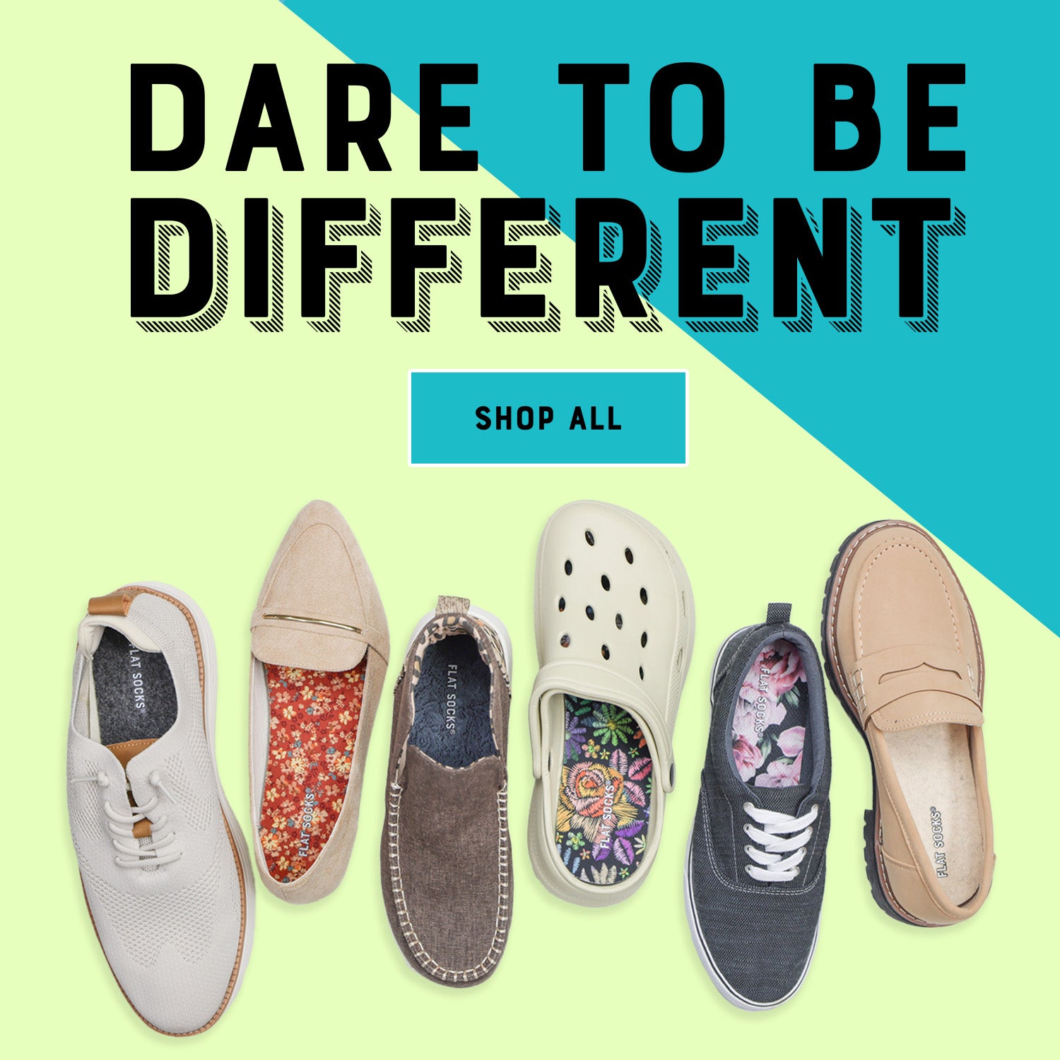 Dare to Be Different. Shop All FLAT SOCKS Styles.